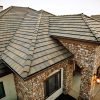 Concrete Tile | Saxony 900 Hartford Slate - Charcoal Brown Blend