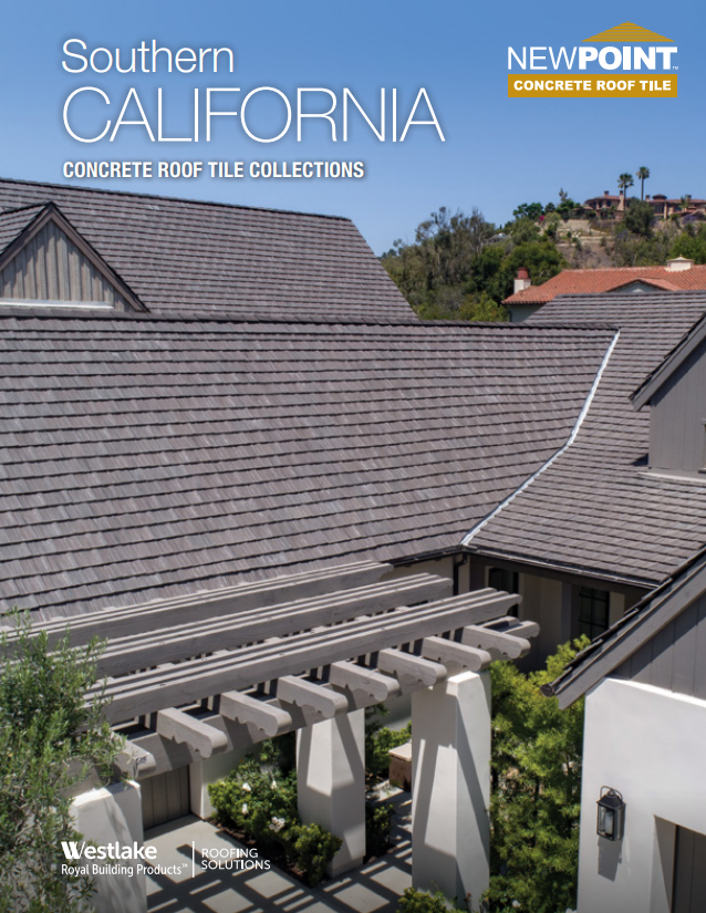 Newpoint Concrete product brochure cover for Southern California
